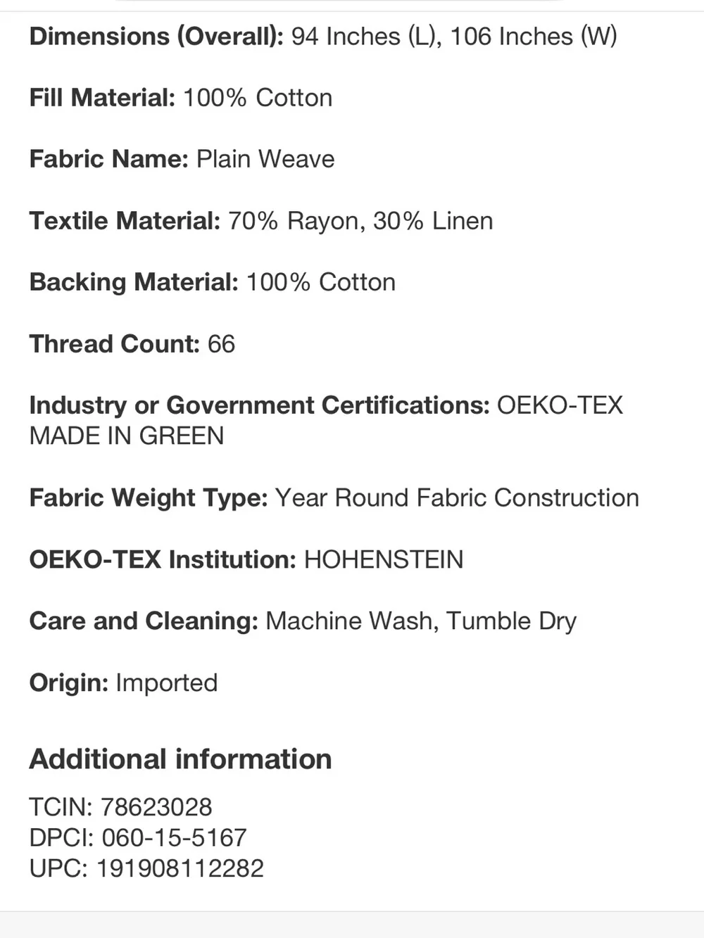 Casaluna King Heavyweight Linen Blend Quilt